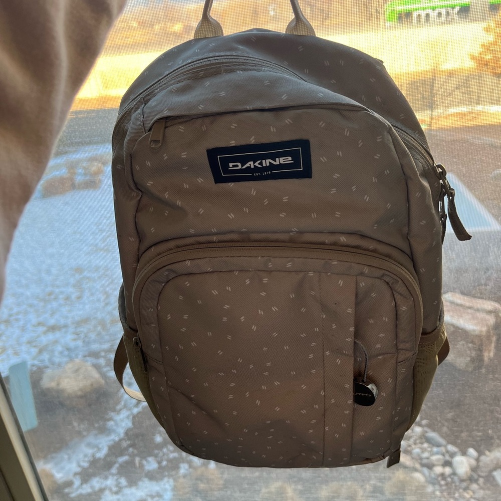 Dakine tan backpack